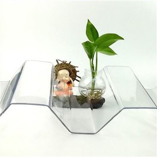 Láminas de plástico corrugado para techos